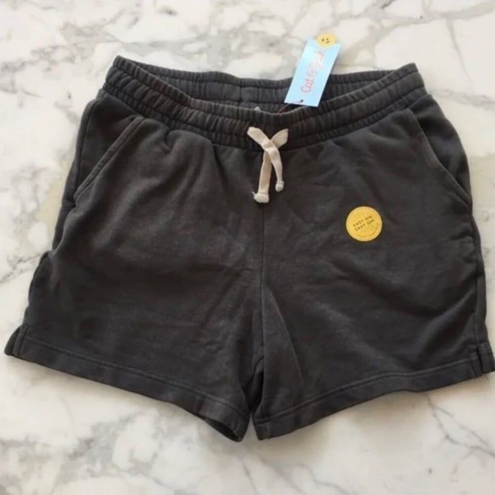 Cat & Jack Sweatshorts Girls Size‎ XXL gray pull on pockets